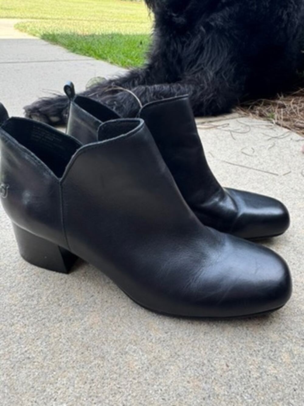 Born Leather Ankle Boots-Size 8.5